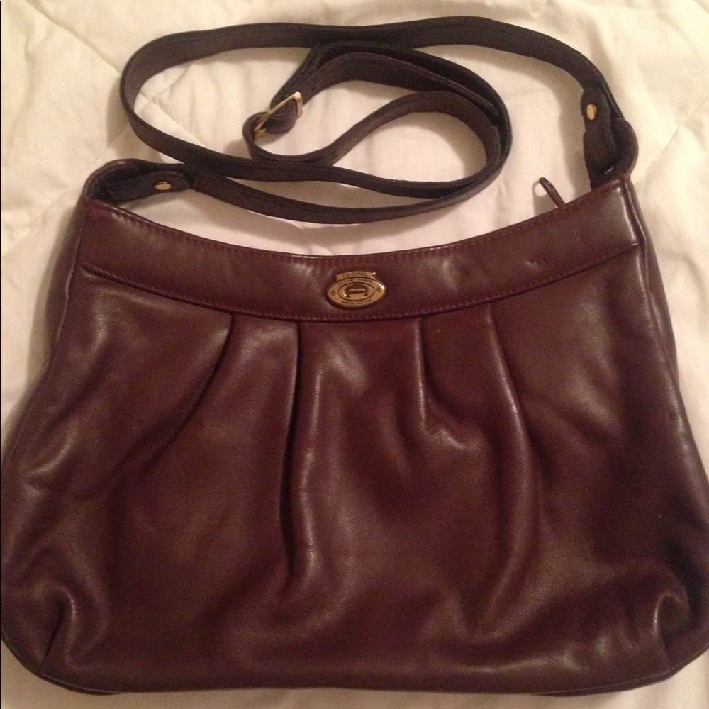 Vintage Etienne Aigner leather handbag